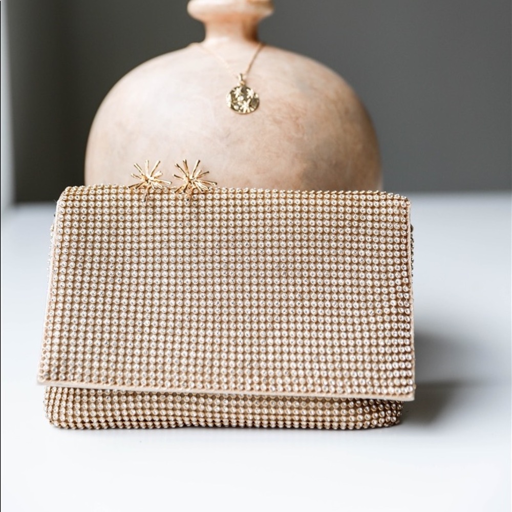2 for $10‼️Gold Sparkle Clutch Crossbody